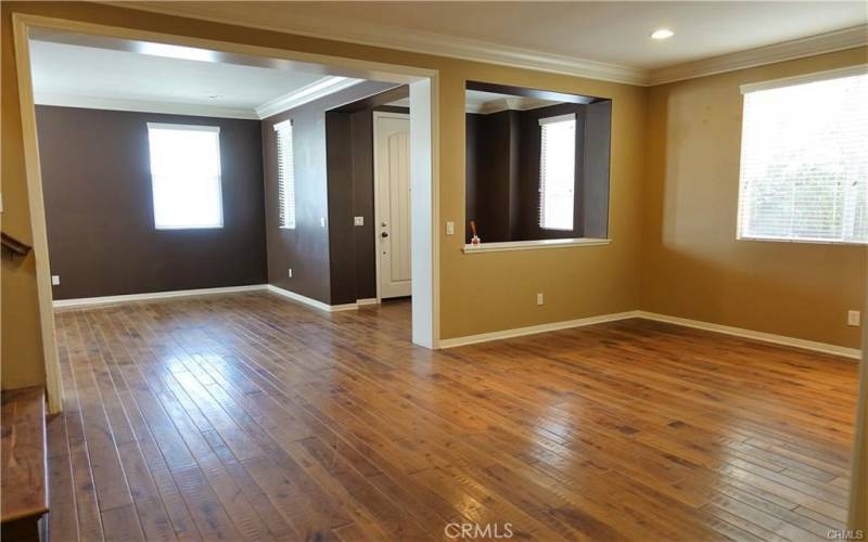 Formal living room and formal dining room