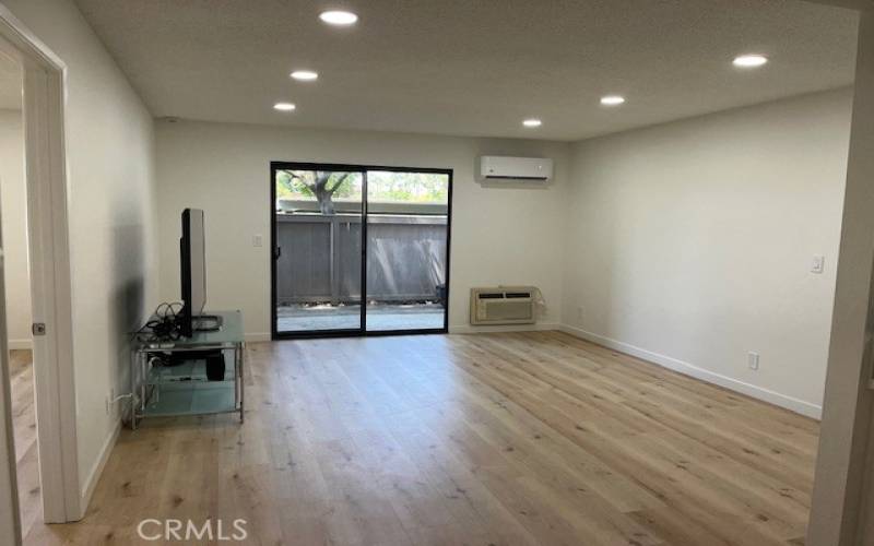 Living Room with Recessed Lights