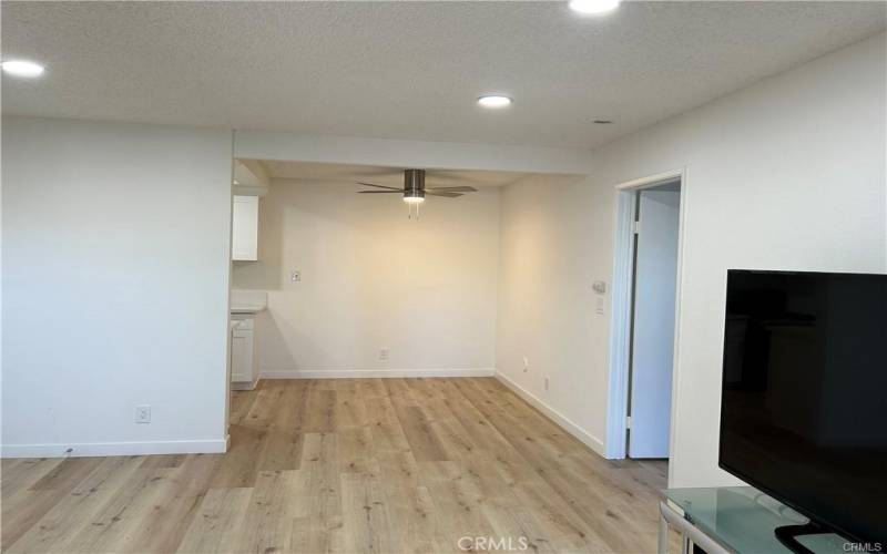 New Ceiling Fan in Dining Room