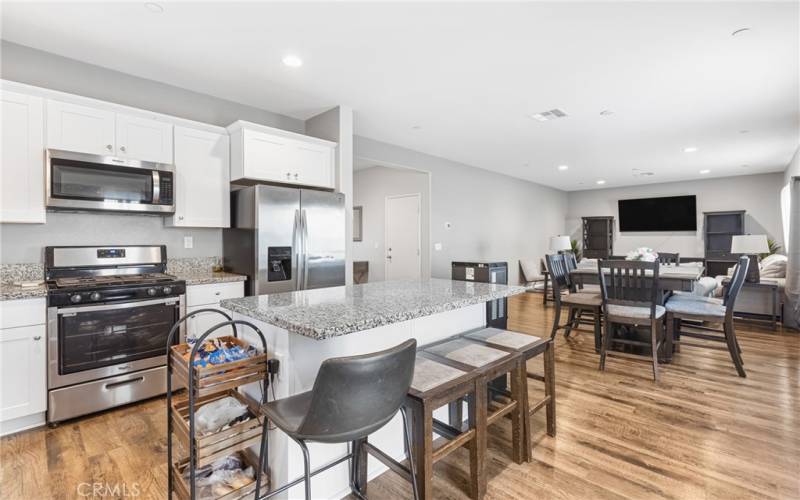 open concept kitchen