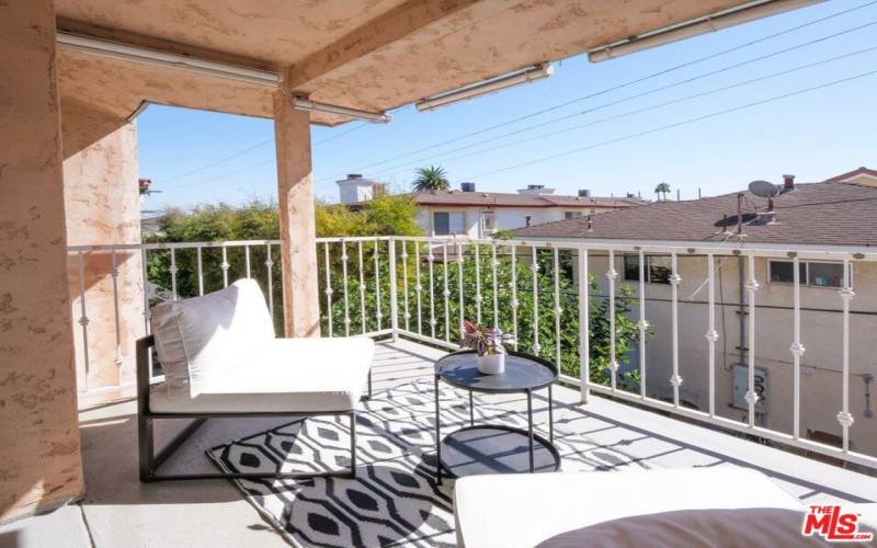 Beautful Balcony with Port Views