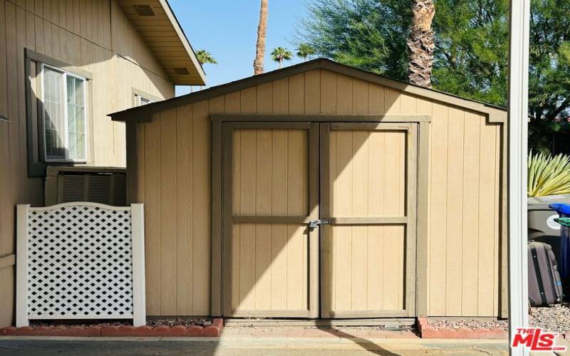 Matching utility shed