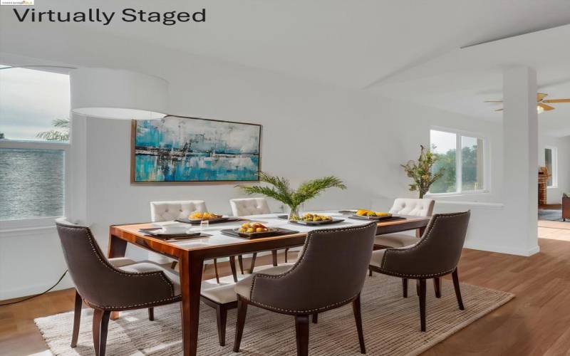 Virtually Staged as Dining Area