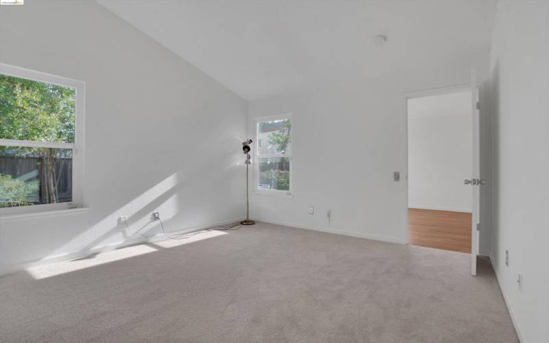 Main Bedroom with Vaulted Ceilings