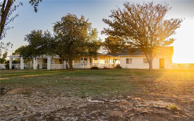 Gorgeous sunsets - back of house