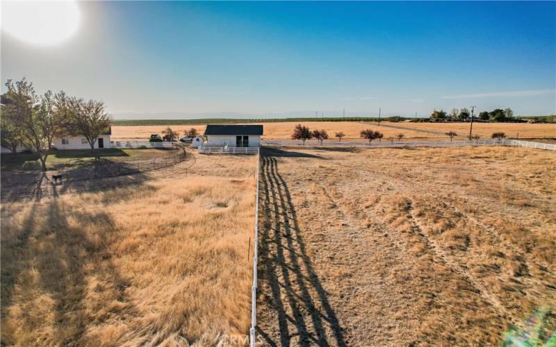 fenced/barn from further away