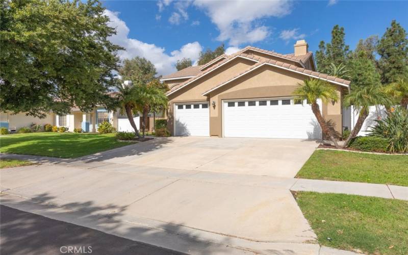 Large driveway