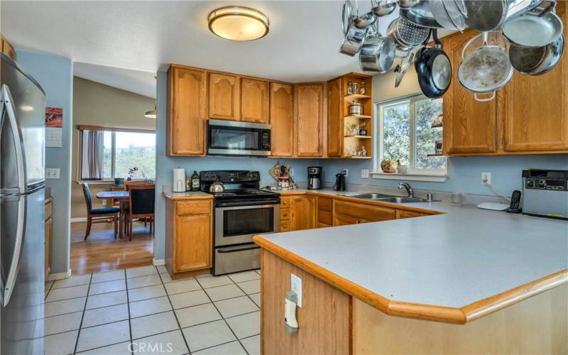 New stainless steel appliances in main house, installed 2022.