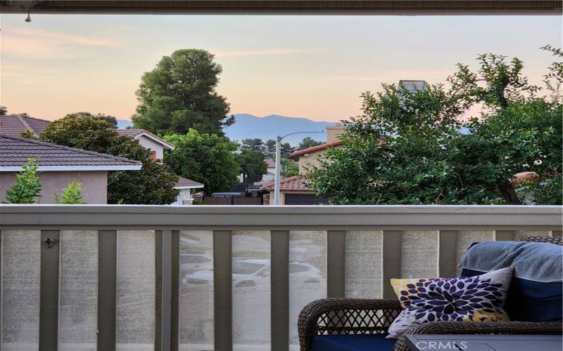 View off Master Bedroom Deck to south West