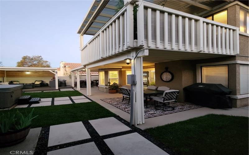 Covered Patio & Master Bedroom Deck