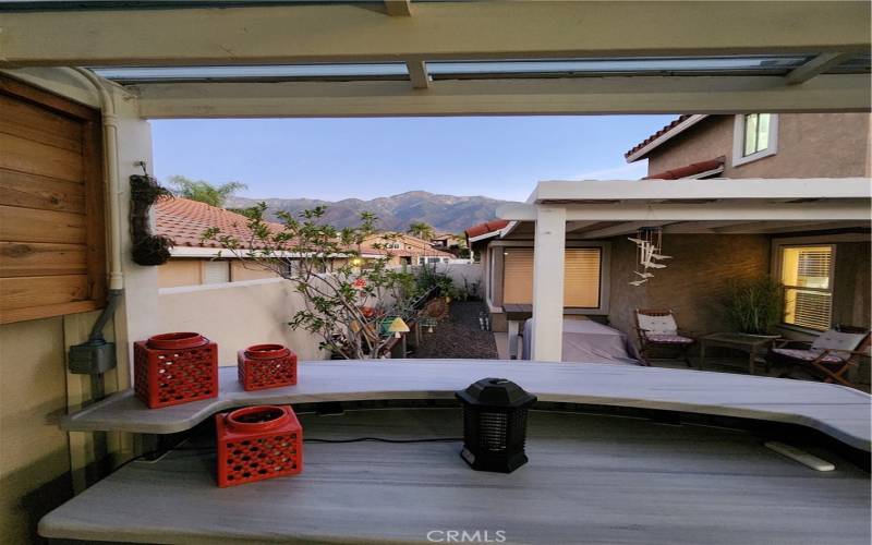 Mountain View from Covered Deck
