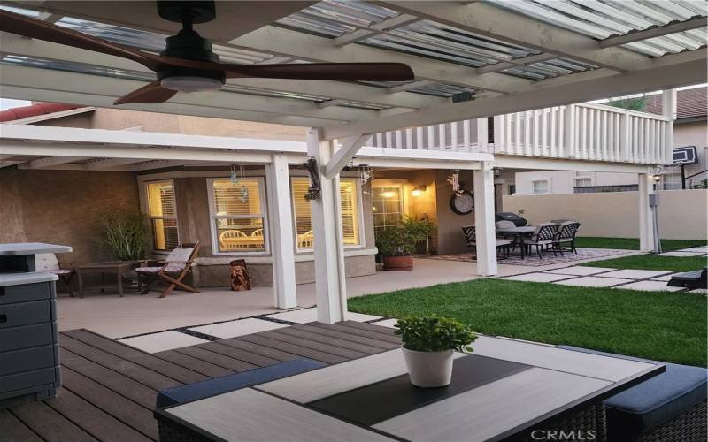 View Patio from Covered Deck