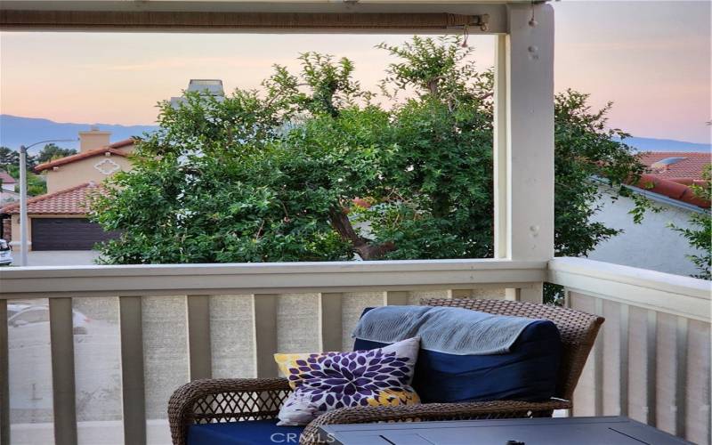 Valley View from Master Bedroom Deck