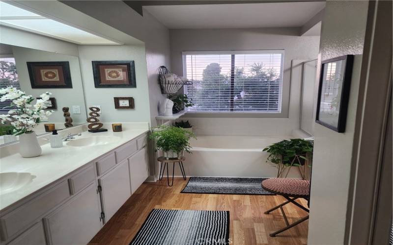 Master Bathroom with View Tub (-: