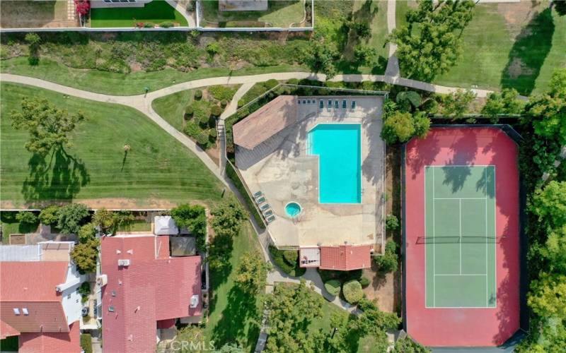 Community Pool and Tennis Courts