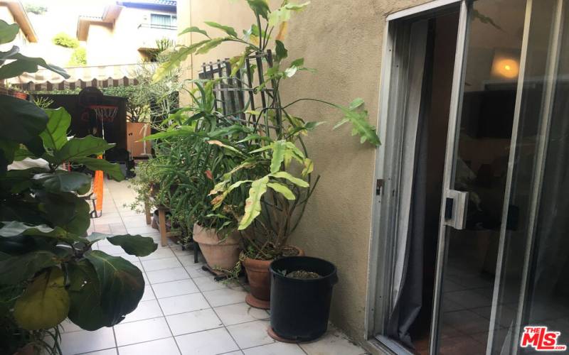 Patio off Master Bedroom