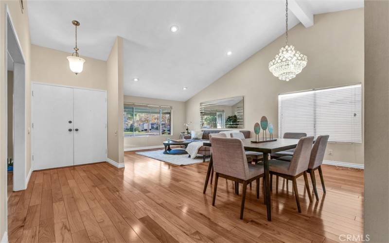 formal dining area