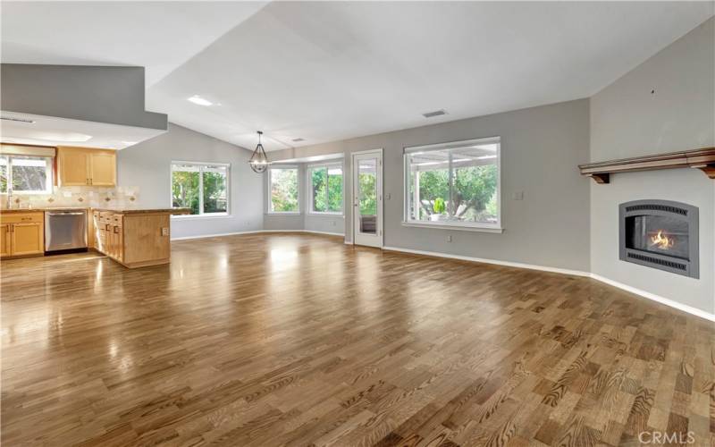 Open Floorplan-Family Room and Dining Area