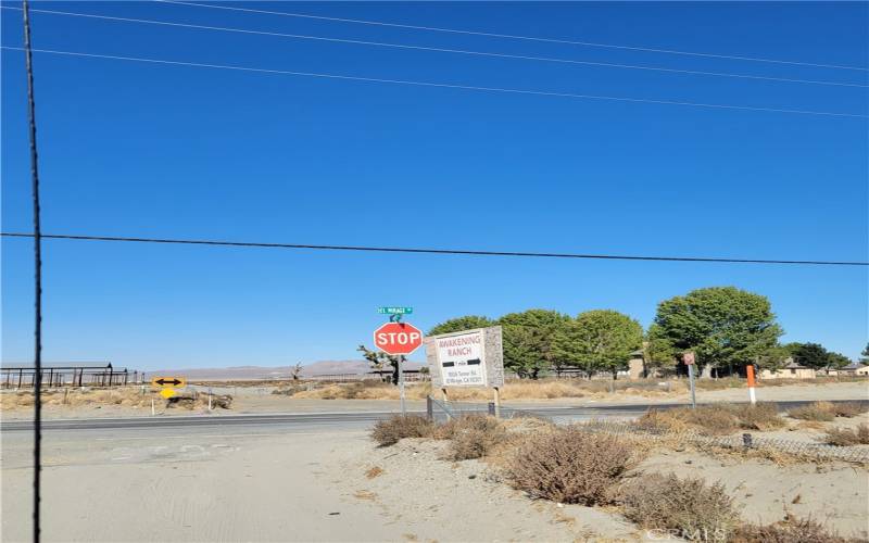 short distance from El Mirage Rd