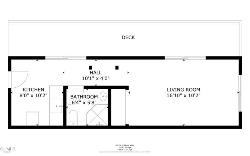 Unpermitted Flex Space Floorplan