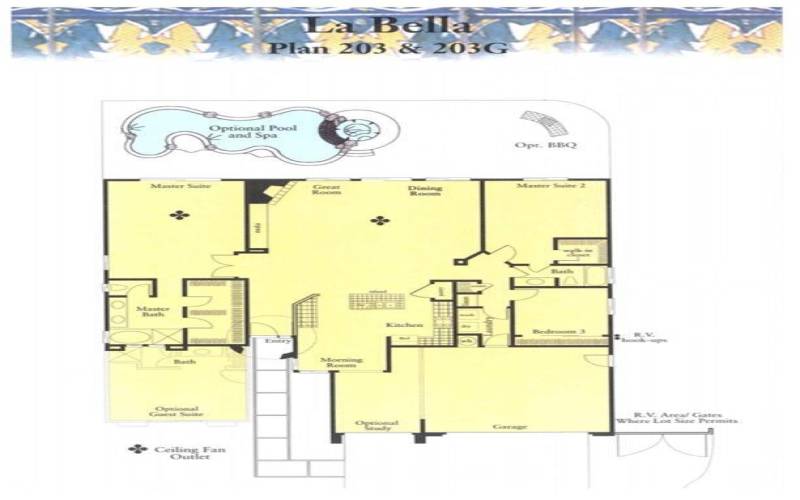 Floor Plan Las Brisas La Bella