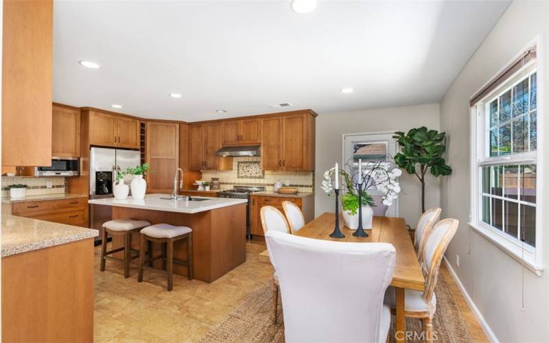 Remodeled Kitchen & Dining Area