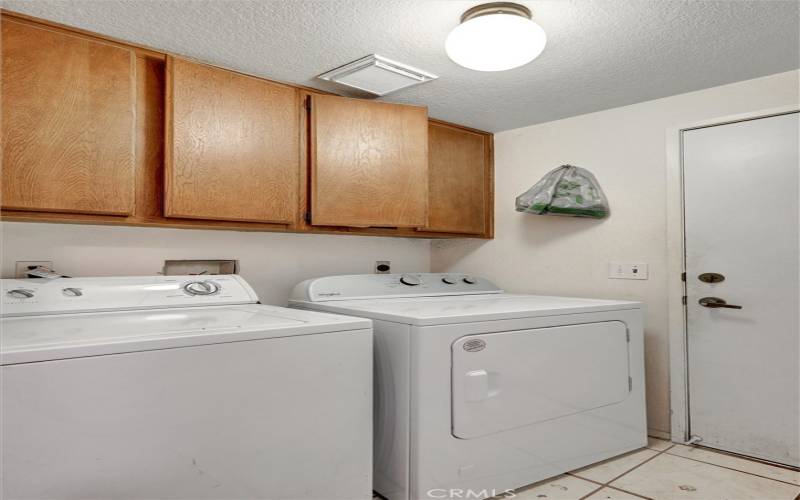 Washer included;  dryer belongs to tenant.