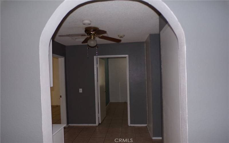 Hallway to bedrooms