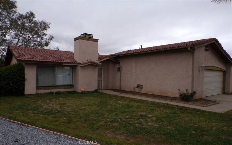 Front yard and door