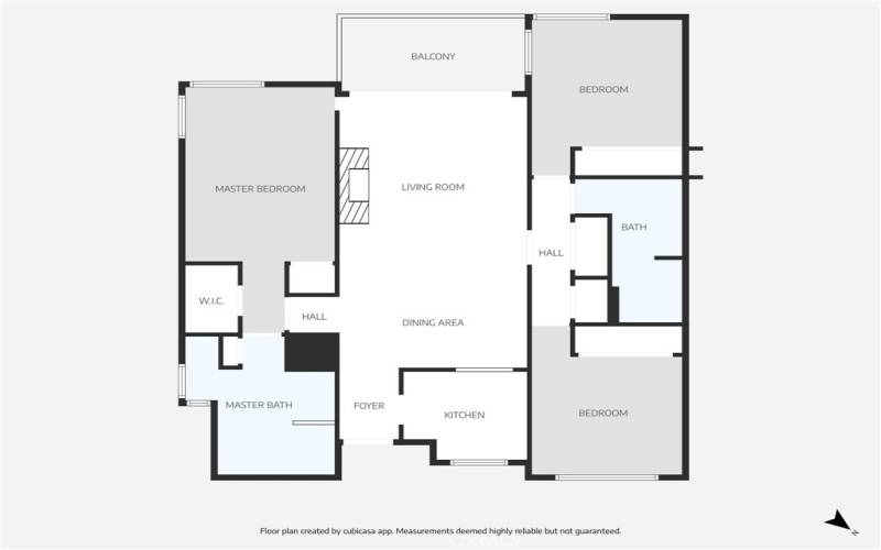 Floor plan shows the open flowing space