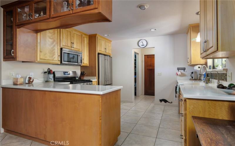 Custom cabinets with Corian Countertops