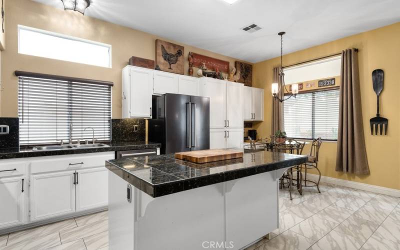 Kitchen Open to Family Room