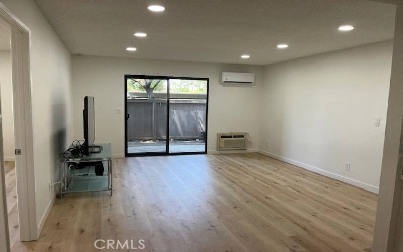 Living Room with Recessed Lights