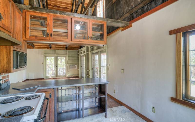 Kitchen looking into Living Room