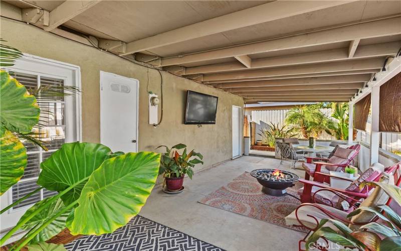 Fabulous covered patio