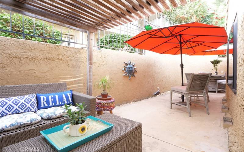 Patio is Spacious Enough for Entertaining, BBQ's or Just Lounging