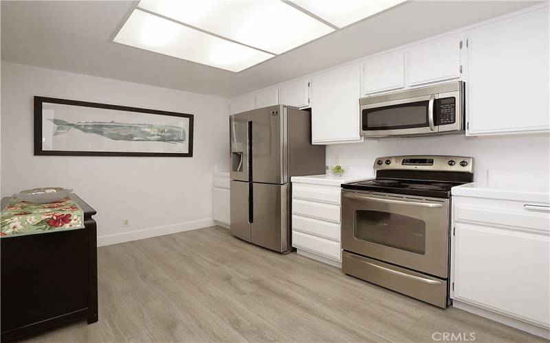 Kitchen Cabinets Have Been Freshly Painted