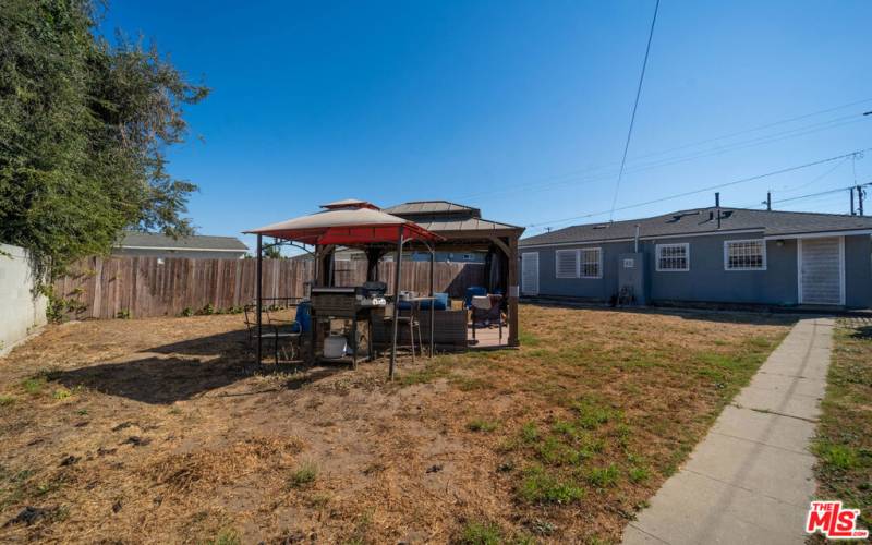 Gazebo view from gate