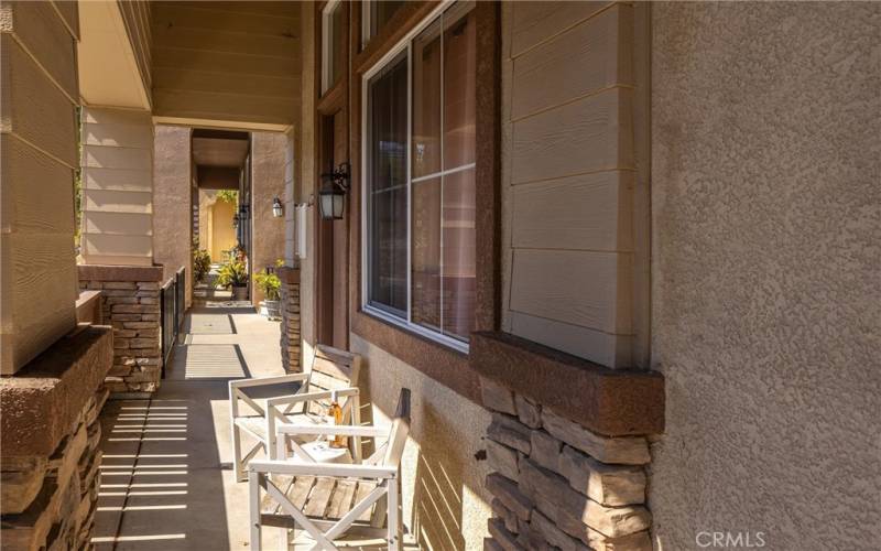 Front porch area