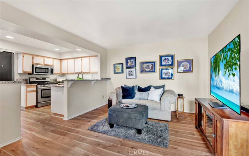 Gorgeous flooring throughout home