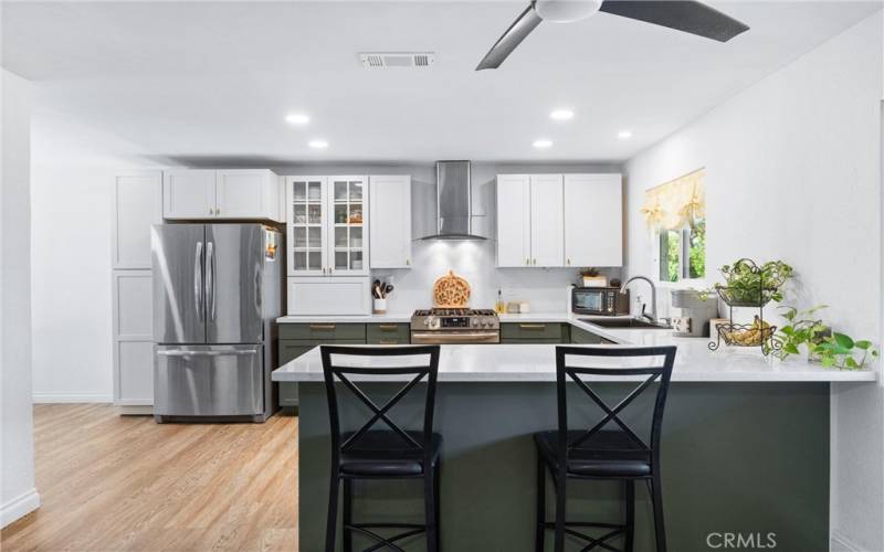 Beautiful remodeled kitchen