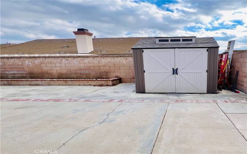 Back yard shed