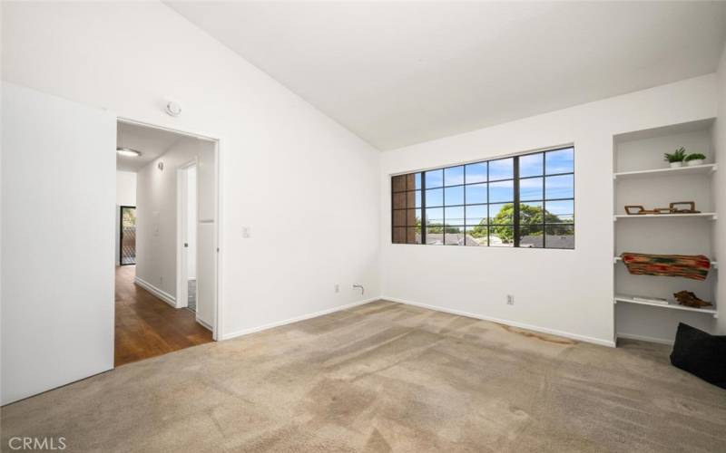 Main bedroom has ensuite bathroom and walkin closet, large vanity areas