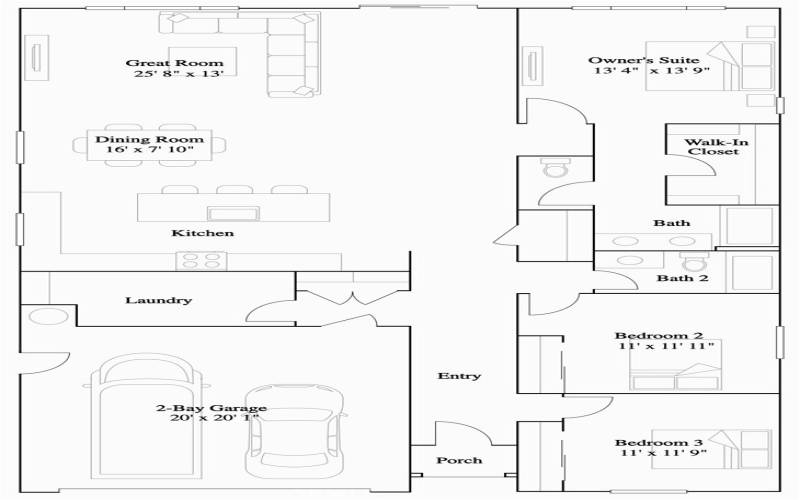 Residence 1 Floorplan