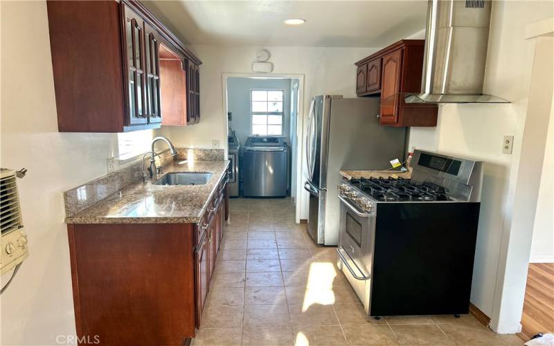 Kitchen from dining area