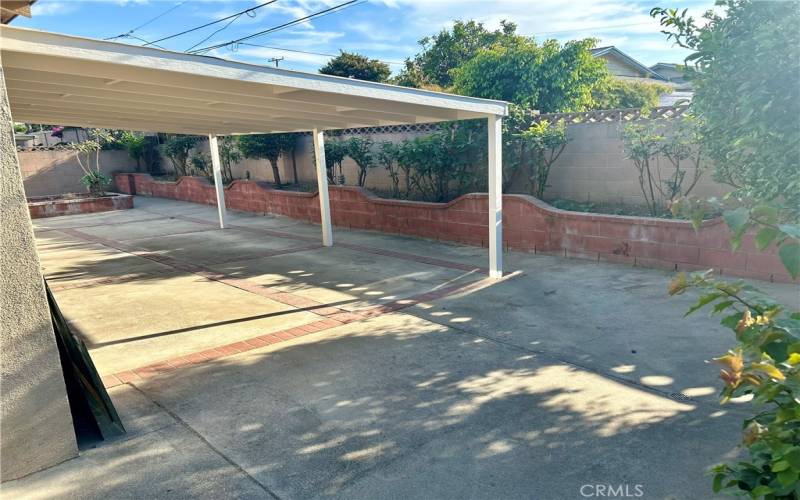 Patio from 2nd side