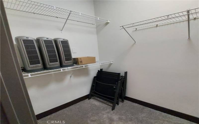 Huge walk-in closet in primary suite!