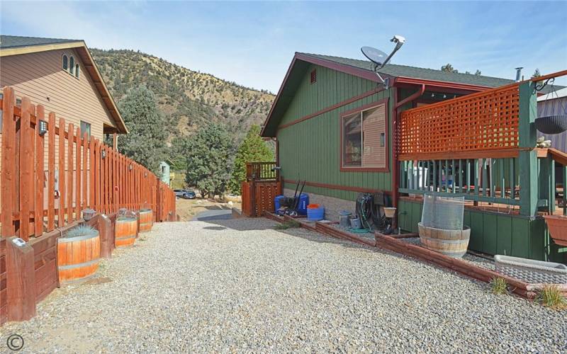 Extended Driveway to unload groceries