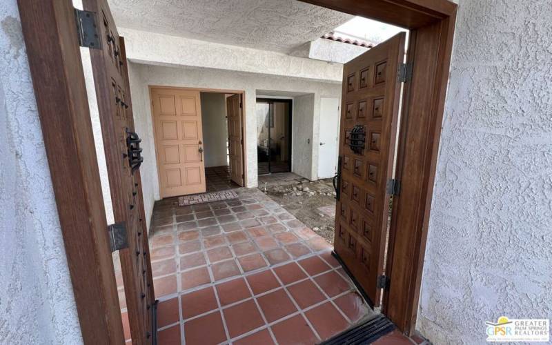 Courtyard Entry