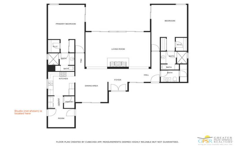 Floor Plan without Studio/ADU